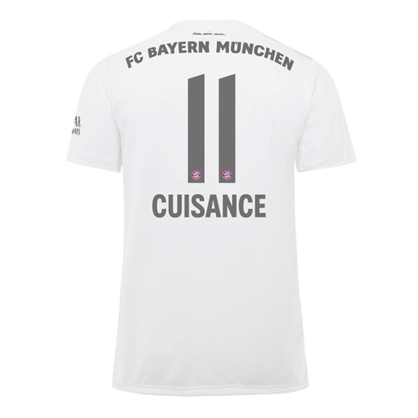 Camiseta Bayern Munich NO.11 Cuisance Segunda equipación 2019-2020 Blanco
